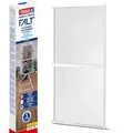 Produktbild: Insect Stop Falt Tür - Faltbarer Alu-rahmen Mit Fliegengitter Für Türen - Mit Verstellbarem Teleskoprahmen - Weiß - 80 Cm X 170 Cm Bis 100x Cm X 220 Cm - Tesa