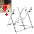 Produktbild: DeubaXXL DE Arbeitsbock Metall + Spaltkeil Rot Karbonstahl 991756