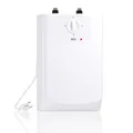 Produktbild: AEG Boiler BOI 5 U, Untertischboiler 5 Liter Niederdruck mit Stecker 230V für Küchenspüle + Wachbecken, 2 kW, Made in Germany, 204616