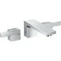 Produktbild: hansgrohe AXOR Edge 3-Loch Waschtischarmatur Unterputz, Wandmontage, Auslauf 190 mm, Push-Open Ablaufgarnitur, Diamantschliff, 46061000