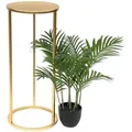 Produktbild: DanDiBo Blumenhocker, Gold, Metall, 30x70x30 cm, Wohnzimmer, Wohnzimmertische, Blumenständer