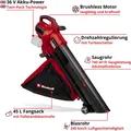 Produktbild: Einhell Venturro 36/240 Solo (Akkubetrieb, Laubsauger-& bläser) (3433640)