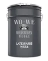 Produktbild: Latexfarbe Innenweiß Abwaschbare Wandfarbe Wohnraumfarbe Küchenwandfarbe W556 Weiß - 5L