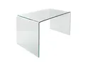 Produktbild: riess-ambiente Schreibtisch FANTOME - 120cm transparent Esstisch Ganzglastisch