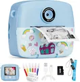 Produktbild: Sofortbildkamera Kinder,Kinderkamera Kompaktkameras 1080P HD Sofortdruck von Fotos,Geburtstagsgeschenk Weihnachten Geschenk Spielzeug ab 3 4 5 6 8 7 9 10 11 Jahre Mädchen Jungen 3 Rollen Fotopapier