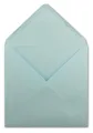 Produktbild: 50 Quadratische Briefumschläge Hellblau - 155 x 155 cm - 100 g/m² Nassklebung...