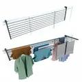 Produktbild: Foxydry Duo Balkon-Wäschetrockner 202 cm Anthrazit – Faltbar, wetterfest, einfache Montage