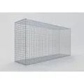 Produktbild: Gabiona Drahtkorb, Gabionen 200 x 100 x 50 versch. Tiefen MW 5 x 5 silberfarben 200 cm x 100 cm x 50 cm
