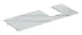 Produktbild: Geberit ONE Waschtischplatte für Aufsatzwaschtisch in Schalenform mit Ausschnitt rechts 1200 x 20 x 470 mm - Marmoroptik Weiß matt - 505145001