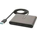 Produktbild: StarTech.com USB 3.0 auf 4x HDMI Adapter - Grau