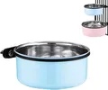 Produktbild: Wassernapf für Hundekäfige und Käfige, 2-in-1 Futternapf zum Aufhängen -1,7 L
