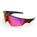 Produktbild: Oakley Meta Vanguard KI-Brille für Herren und Damen — Performance-Sportbrille — 12 MP Kamera, 3K Ultra HD, Garmin, IP67 Wasserdicht — Schwarz/Prizm™ Road Gläser