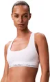 Produktbild: Calvin Klein Damen Bralette Unlined mit Logobund, Weiß (White), S