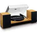 Produktbild: LENCO LS-300WD Plattenspieler mit ext. Lautsprechern, Holz.