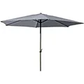 Produktbild: Sonnenschirm ANTHRAZIT Ø 300cm 6 Streben Garten Veranda Balkon wasserabweisend
