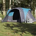 Produktbild: Kuppel-Familienzelt 6 Personen Blau Wasserdicht
