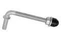 Produktbild: ATTAS Scharniere, Torband Alternative, verzinkter Kloben zur Durchsteckmontage, Ø12 mm Rundstahl, Zapfen Ø10,8 mm, Schutzkappe aus Kunststoff