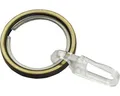 Produktbild: Gardinenring mit Gleiteinlage für Chicago bronze Ø 20 mm 10 Stk.