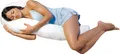 Produktbild: MediaShop Seitenschläferkissen Dreamolino SwanPillow XL ergonomisches Ganzkörper-Wohlfühlkissen, 1-tlg.