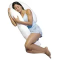 Produktbild: Dreamolino Swan - Seitenschläferkissen ergonomisch - 7in1 Körperkissen für besseren Schlafkomfort - Stillkissen & Schwangerschaftskissen - unterst
