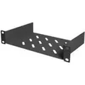Produktbild: Digitus DN-10-TRAY-1-B 10 Zoll Netzwerkschrank-Geräteboden mit Lüftungsschlitzen, Perforiert Geeignet für Schranktiefe: ab 300mm