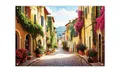Produktbild: artissimo Poster Garten-Poster 90x60cm Italien Gasse mediterrane Outdoor-Deko, Outdoor-Poster: Italienische Gasse