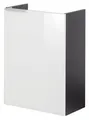 Produktbild: Fackelmann SBC KARA Waschbeckenunterschrank 45cm Anthrazit/Weiß Hochglanz rechts