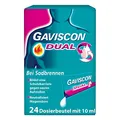 Produktbild: GAVISCON Dual 500mg/213mg/?mg Suspens.im Be 24X10 ml