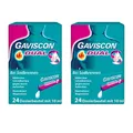 Produktbild: 2x Gaviscon Dual 500mg/213mg/325mg Suspens.im Beutel Doppelpack 240 ml - 0436...