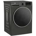 Produktbild: BEKO Waschmaschine Manhattan Gray B3WFT59415M, 9 kg, 1400 U/min, HomeWhiz, Bluetooth, Dampffunktion, Nachlegefunktion schwarz