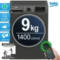 Produktbild: BEKO B3WFT59415M Waschmaschine Frontlader 9kg HomeWhiz AddXtra Dampf 2ML