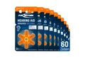 Produktbild: ANSMANN AG Hörgerätebatterien Typ 13 orange, 60 Stück Knopfzelle