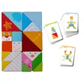Produktbild: HABA 305777 - Legespiel Bunter Tangram-Mix, Legespiel ab 3 Jahren, Made in Germany