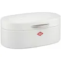 Produktbild: Wesco Brotkasten Single Elly, Weiß, Metall, oval, 19x14x32 cm, lebensmittelecht, Küchenzubehör, Brotkästen & -Körbe