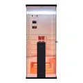 Produktbild: Infrarotkabine Infrarotsauna GRENA für 1 Personen, Vollspektrumstrahler, LED Beleuchtung (7 Farben), MP3 Player inkl. Bluetooth, 2 Lautsprecher, Abmessung: 80 x 110 x 190 cm