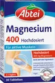 Produktbild: Abtei Magnesium 400 Tabletten hochdosiert für aktive Muskeln, 30 St. Tabletten