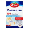 Produktbild: ABTEI Magnesium 400 hochdosiert Tabletten, 30 St PZN 17944142