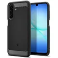 Produktbild: Spigen für Samsung Galaxy A17 4G/5G Hülle [Fallschutz in Militärqualität, Karbonfaser Akzente] Rugged Armor Handyhülle case -Matte Black