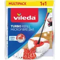 Produktbild: Vileda Ersatzkopf Doppelpack Turbo 2in1 für Wischmopp Turbo Easy Wring & Clean