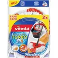 Produktbild: Vileda 166143 Turbo Easy Wring & Clean Wischmop Ersatzkopf 2er Pack Ersatzaufsatz 2 St.