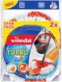 Produktbild: Vileda 166143 Turbo Easy Wring & Clean Wischmop Ersatzkopf 2er Pack Ersatzaufsatz 2St.