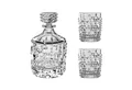 Produktbild: Nachtmann Glas Punk Whiskyset, 3-tlg., Kristallglas