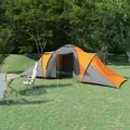 Produktbild: Campingzelt 6 Personen Grau und Orange