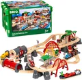 Produktbild: BRIO World 33052 Deluxe Eisenbahn-Set umfassendes Holzspielzeug aus Japan neu...