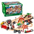 Produktbild: BRIO Straßen & Schienen Bahn Set Deluxe 63305200