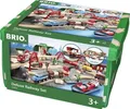 Produktbild: Brio World Eisenbahn Set Straßen und Schienen Bahn Set Deluxe 16 Teile 33052