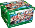 Produktbild: BRIO World 33052 Straßen & Schienen Bahn Set Deluxe Holzbahn Eisenbahn 3+