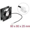 Produktbild: DELOCK 67290 - Axiallüfter 5 V DC, 80 x 80 x 25 mm schwarz