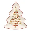 Produktbild: Villeroy Boch WINTER BAKERY DELIGHT Servierschale Tanne Weiß Rot Porzellan L27cm
