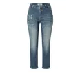 Produktbild: Mac - Damen Hose, Montana Chino (2801-90-0333L), Größe:W44, Farbe:Green Destroyed wash (D613)
